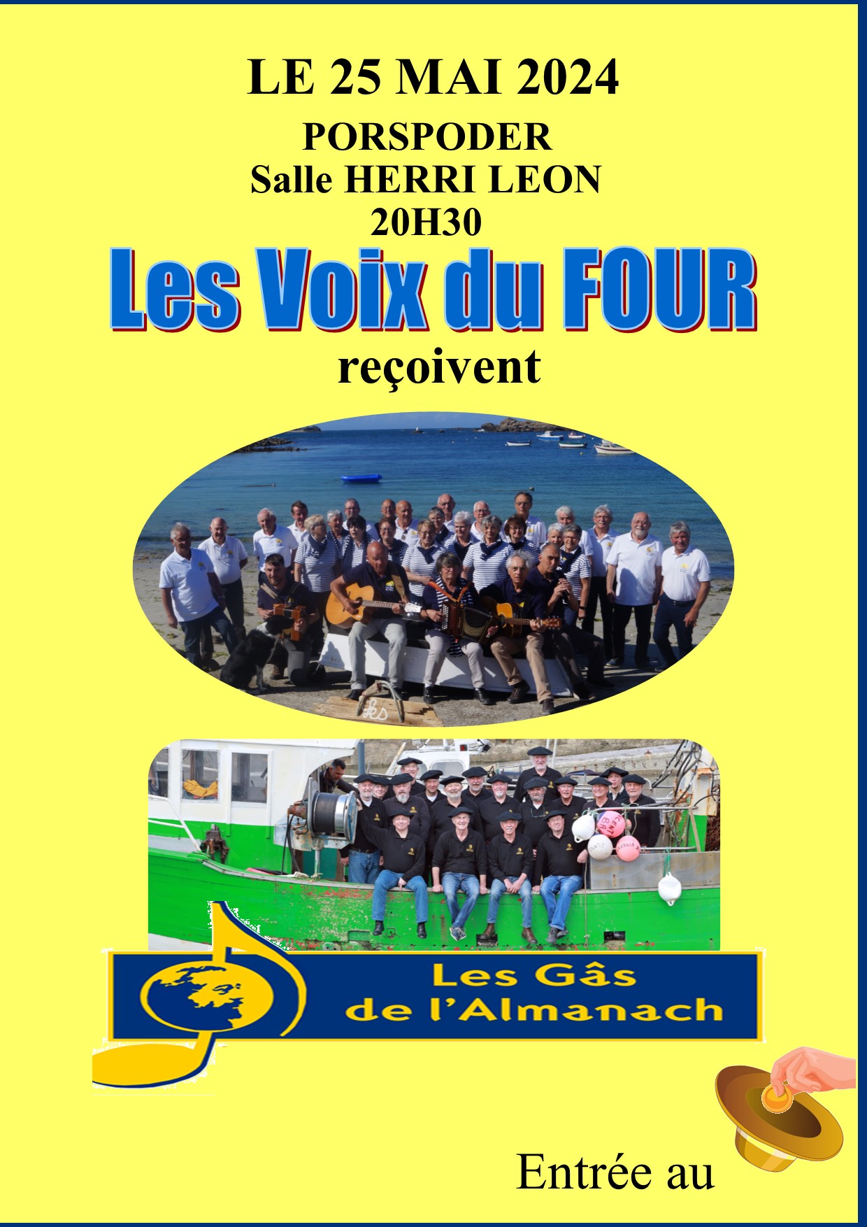 Concert annuel du 25 Mai avec les gÂs de l'Almanach