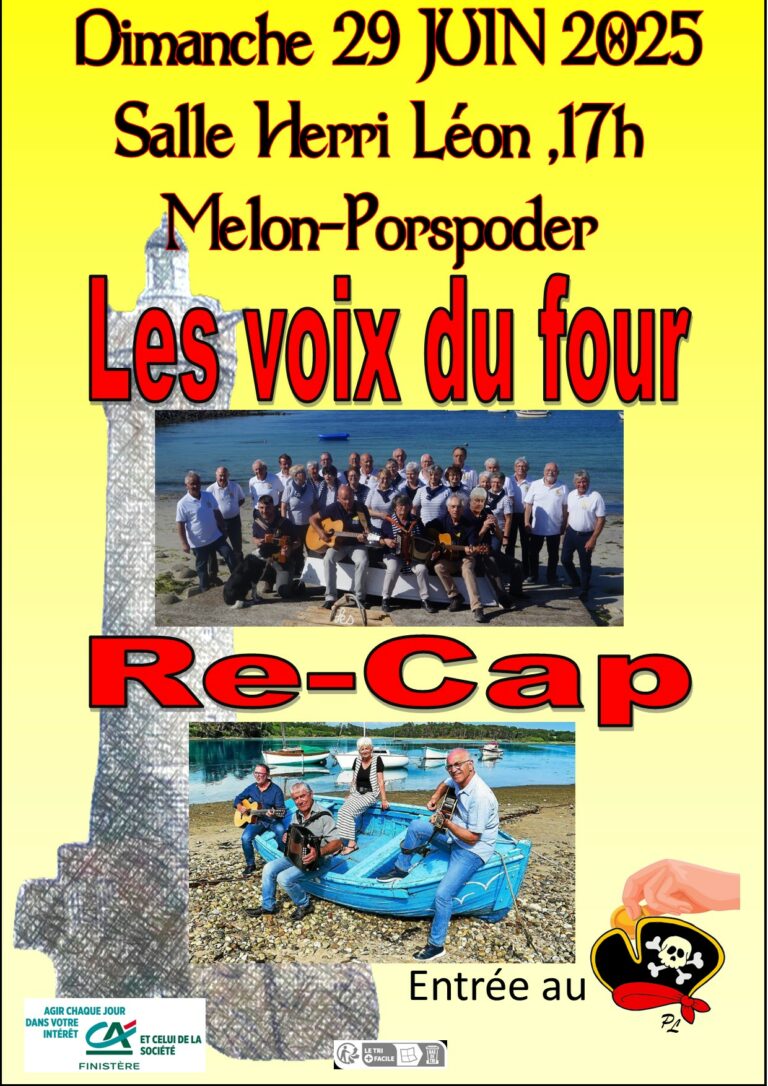 CONCERT ANNUEL DES VOIX DU FOUR AVEC RE-CAP LE 29 JUIN