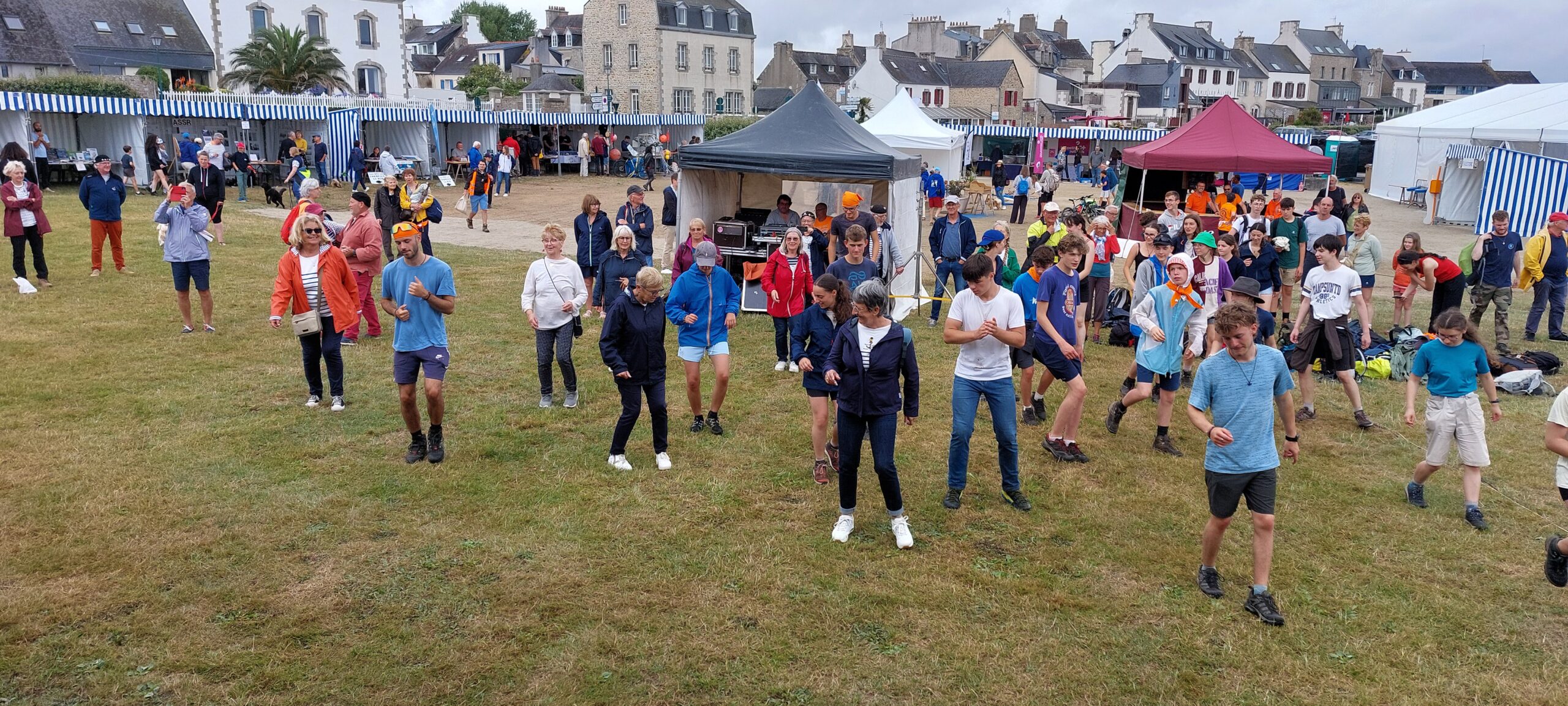 Chaude ambiance a Roscoff malgré la pluie
